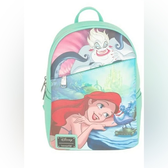 Loungefly Disney The Little Mermaid Pink A La Mode Exclusive NWT Ariel Ursula
